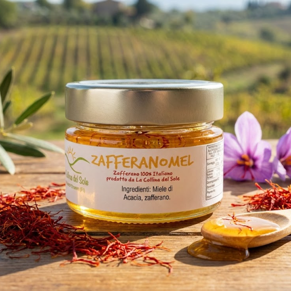 ZafferanoMel – Miele di Acacia con Zafferano Biodinamico