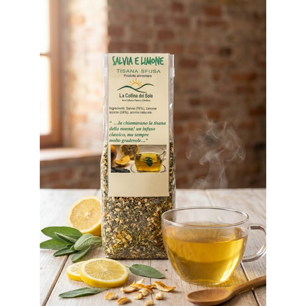Tisana della Nonna alla Salvia e Limone – 100g
