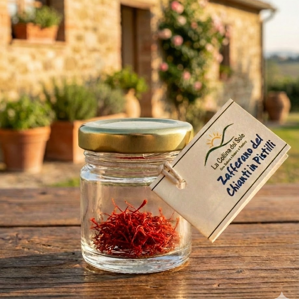 Zafferano 100% Italiano del Chianti in Pistilli "Eccellenza Biodinamica" - 0,3 Grammi