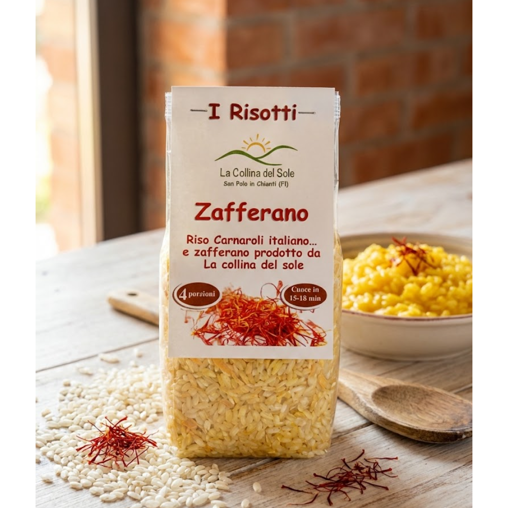 Riso allo Zafferano (300g) – La Collina del Sole