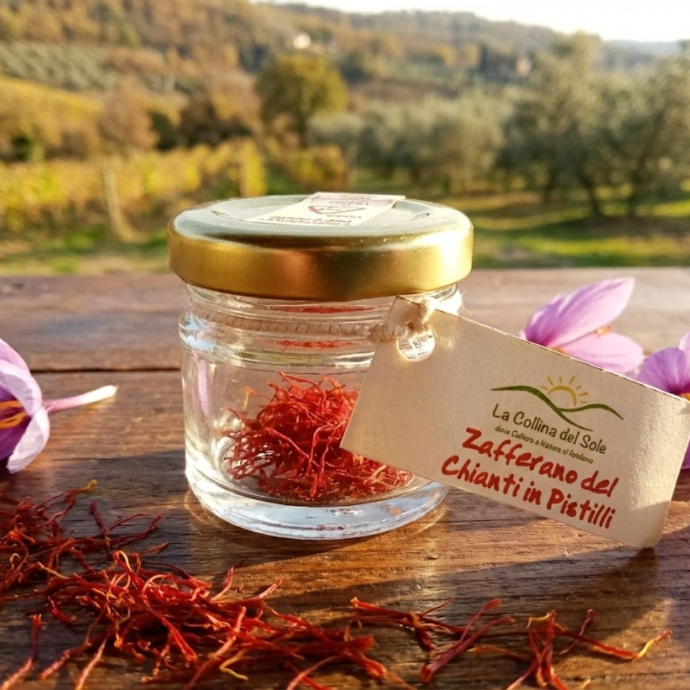 Zafferano 100% Italiano del Chianti in Pistilli "Eccellenza Biodinamica" – 0,1 Grammi