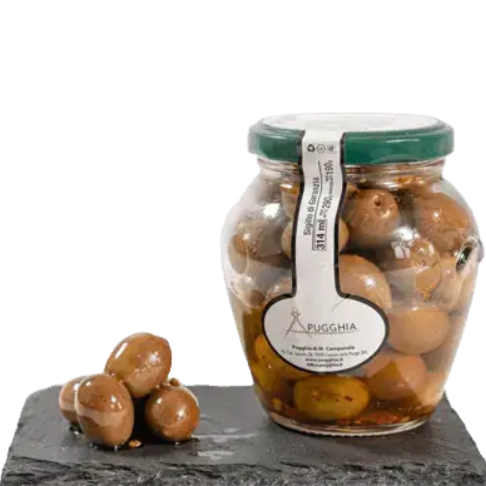 Olive Pugliesi Condite al Naturale - 314g