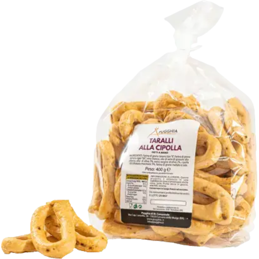 Taralli alla Cipolla Pugliesi - 400g