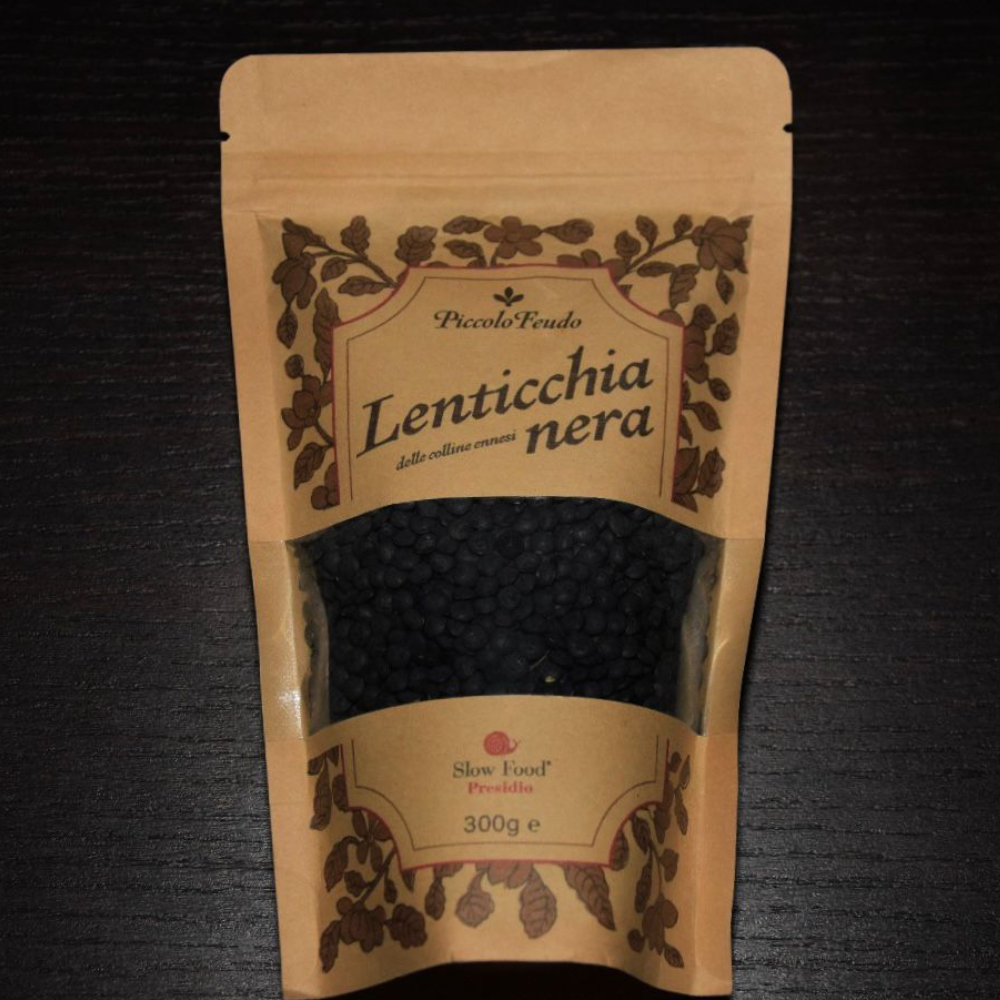 Lenticchia Nera delle Colline Ennesi "Presidio SlowFood" - 300g