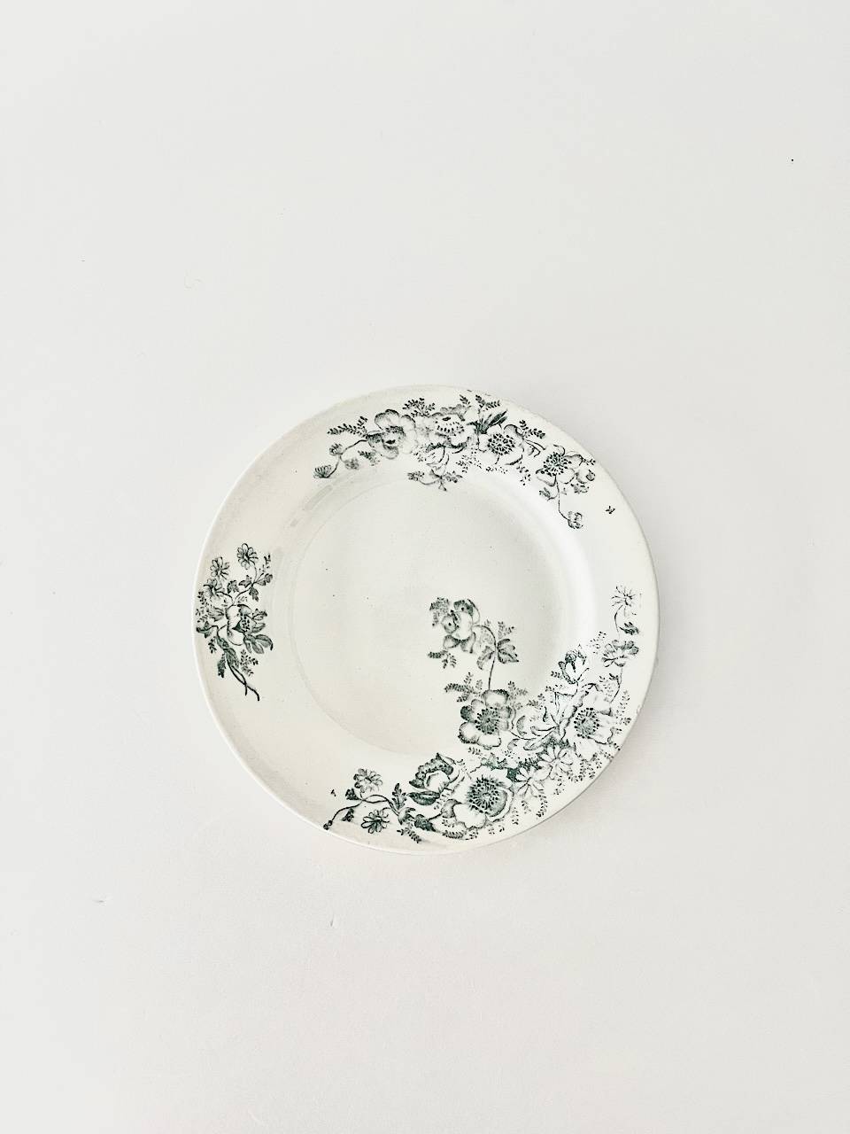 【仏Antique】フランス　アンティーク　23cm皿