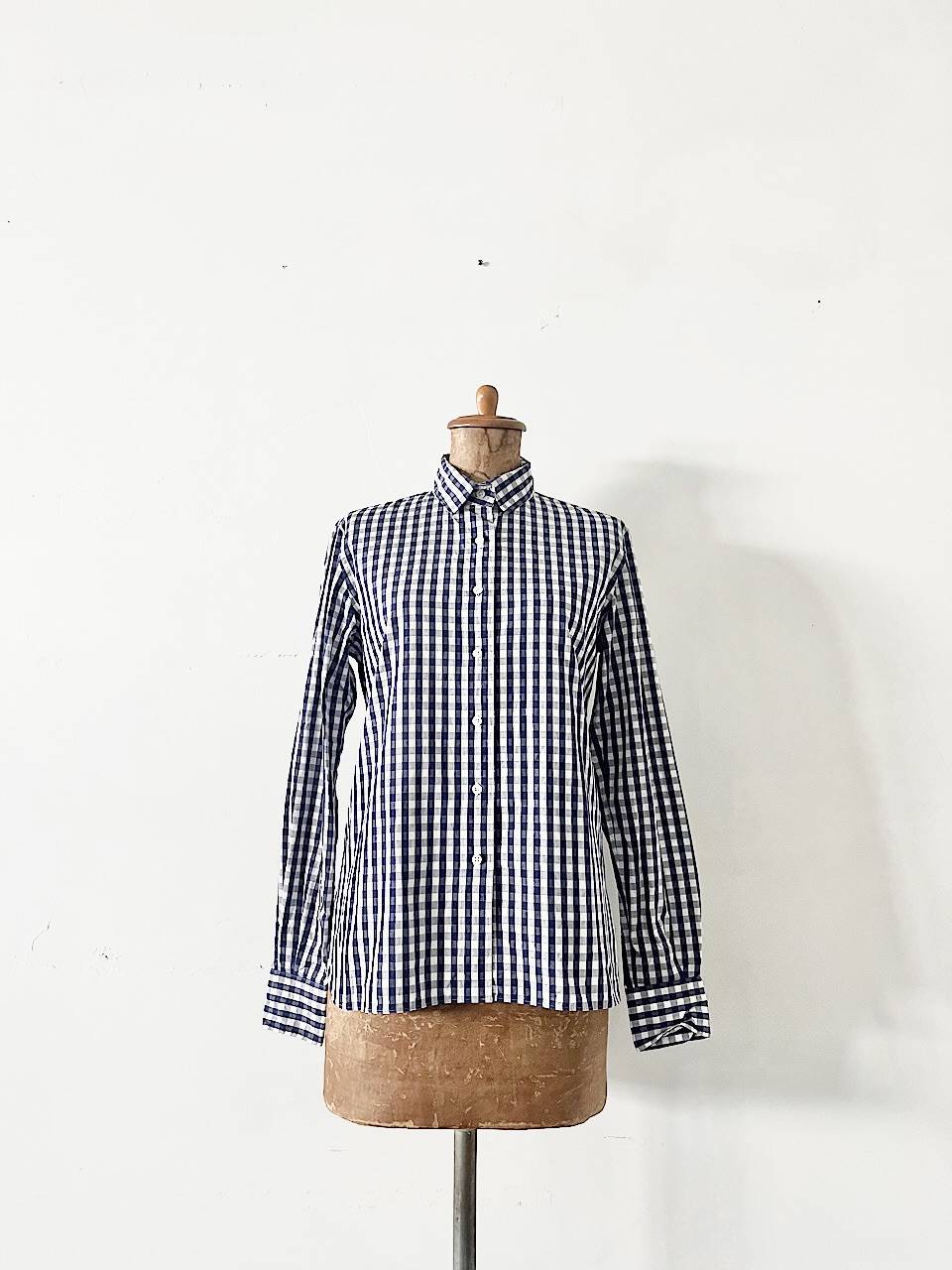 【美品】Maker's Shirt 鎌倉　ギンガムチェックシャツ　サイズ13号