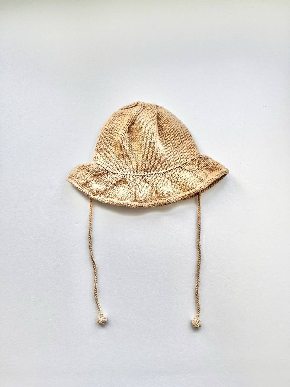 【KIDS】MISHA PUFF ペルー製ハンドニット帽　1-2yr