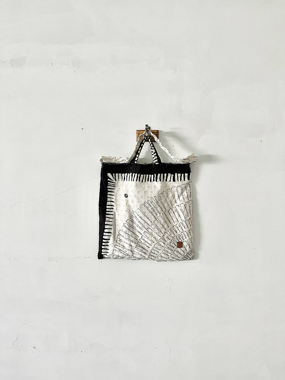 ebagos　刺繍2wayバッグ　ショルダー　トート　