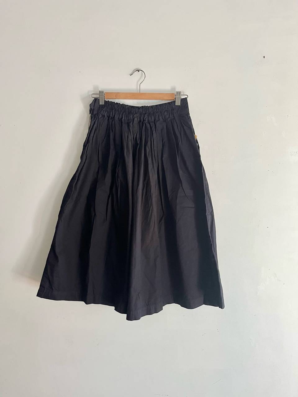 【美品】HARVESTY　CULOTTES　キュロット　ネイビー　A21501