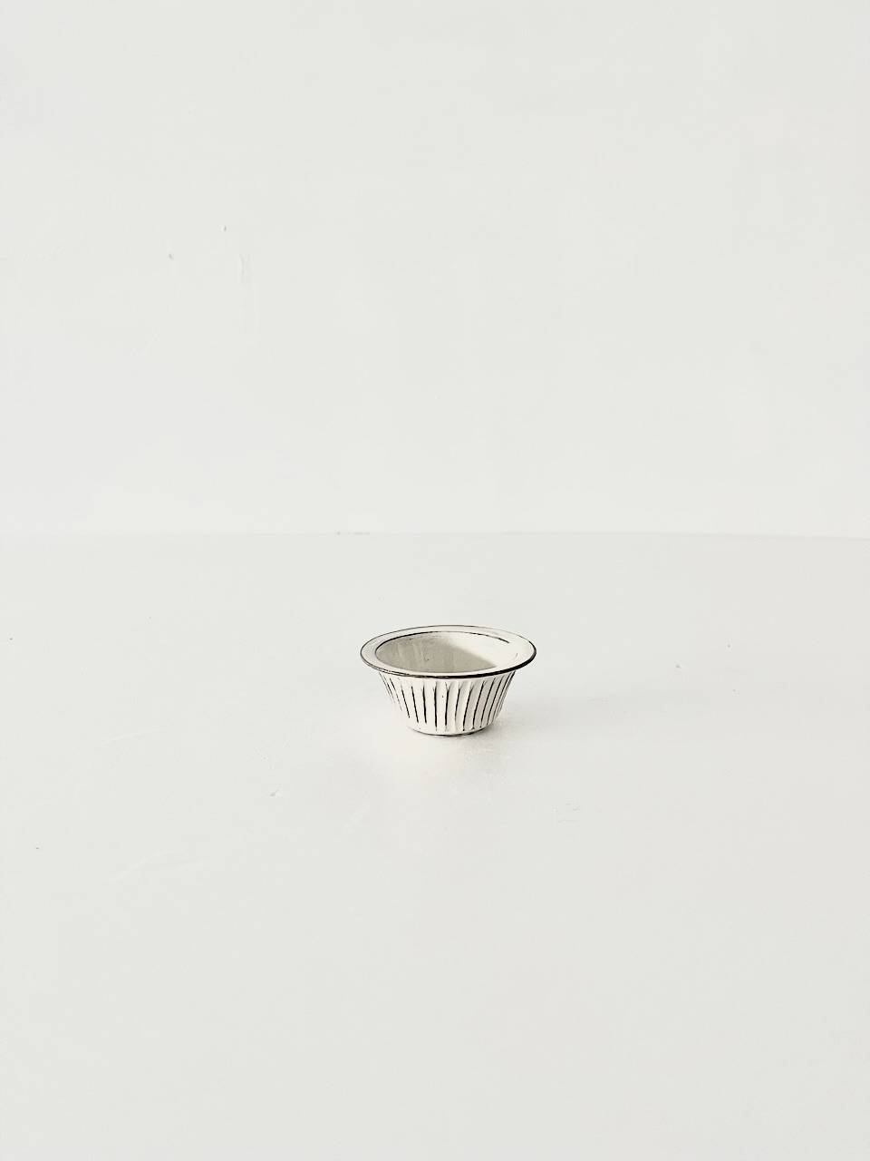 【美品】後藤義国　鎬　深皿　小