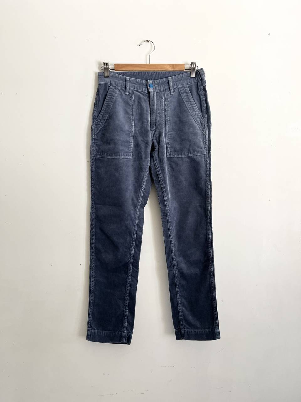 DANTON　コーデュロイパンツ　ブルー　サイズ36