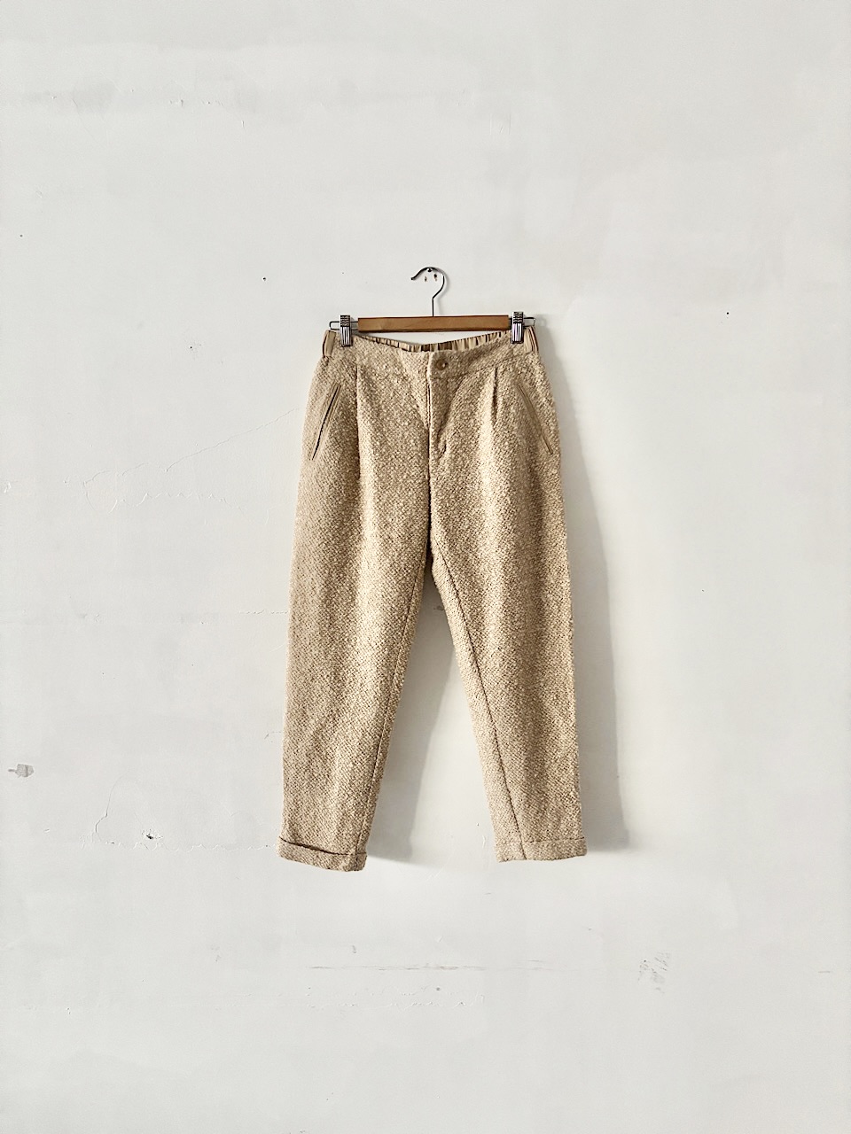 【美品】Bon Vieux Temps　ウール混パンツ　サイズ38 　