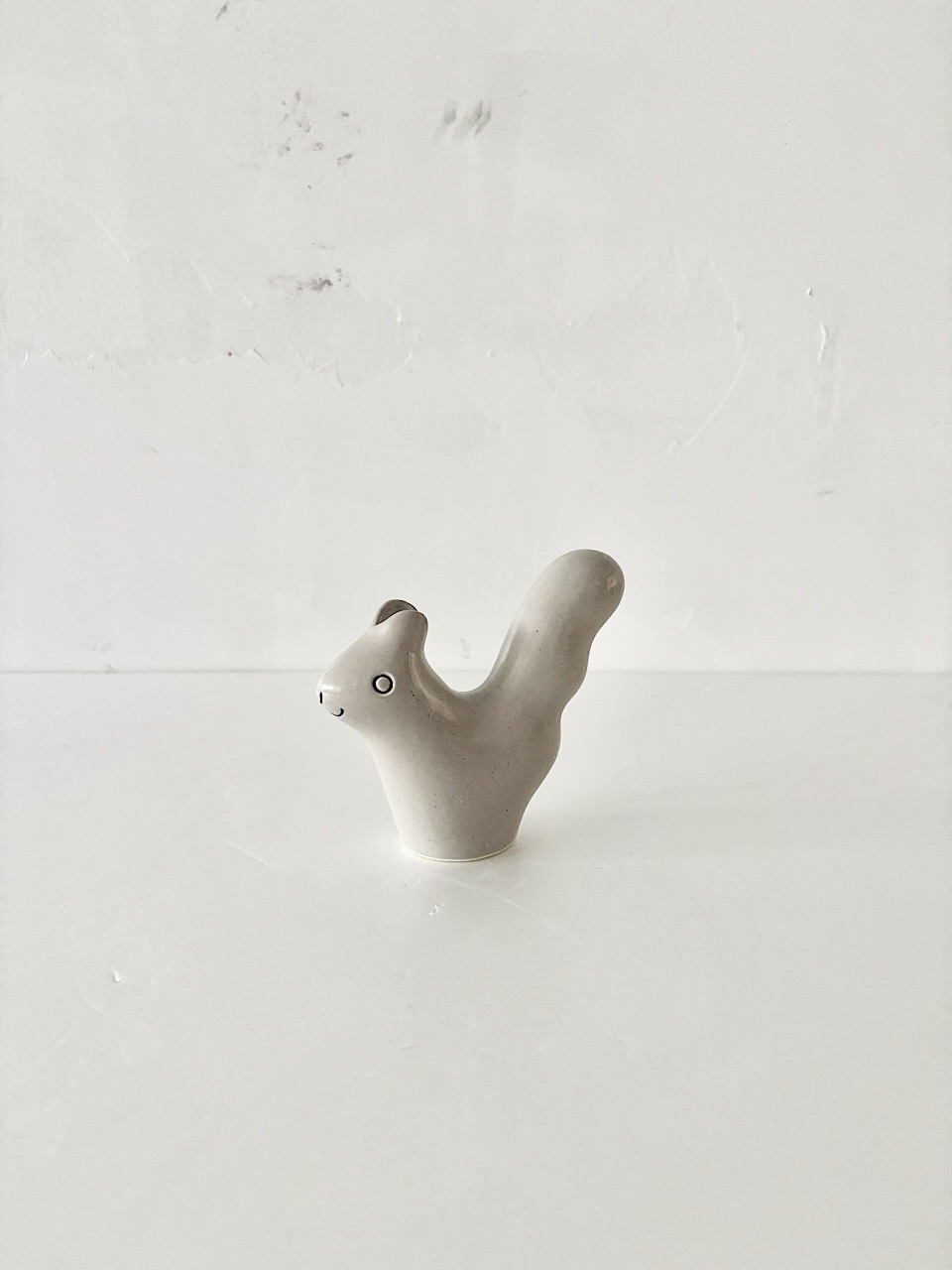 【美品】鹿児島睦　En Liten Van　花器　りす　