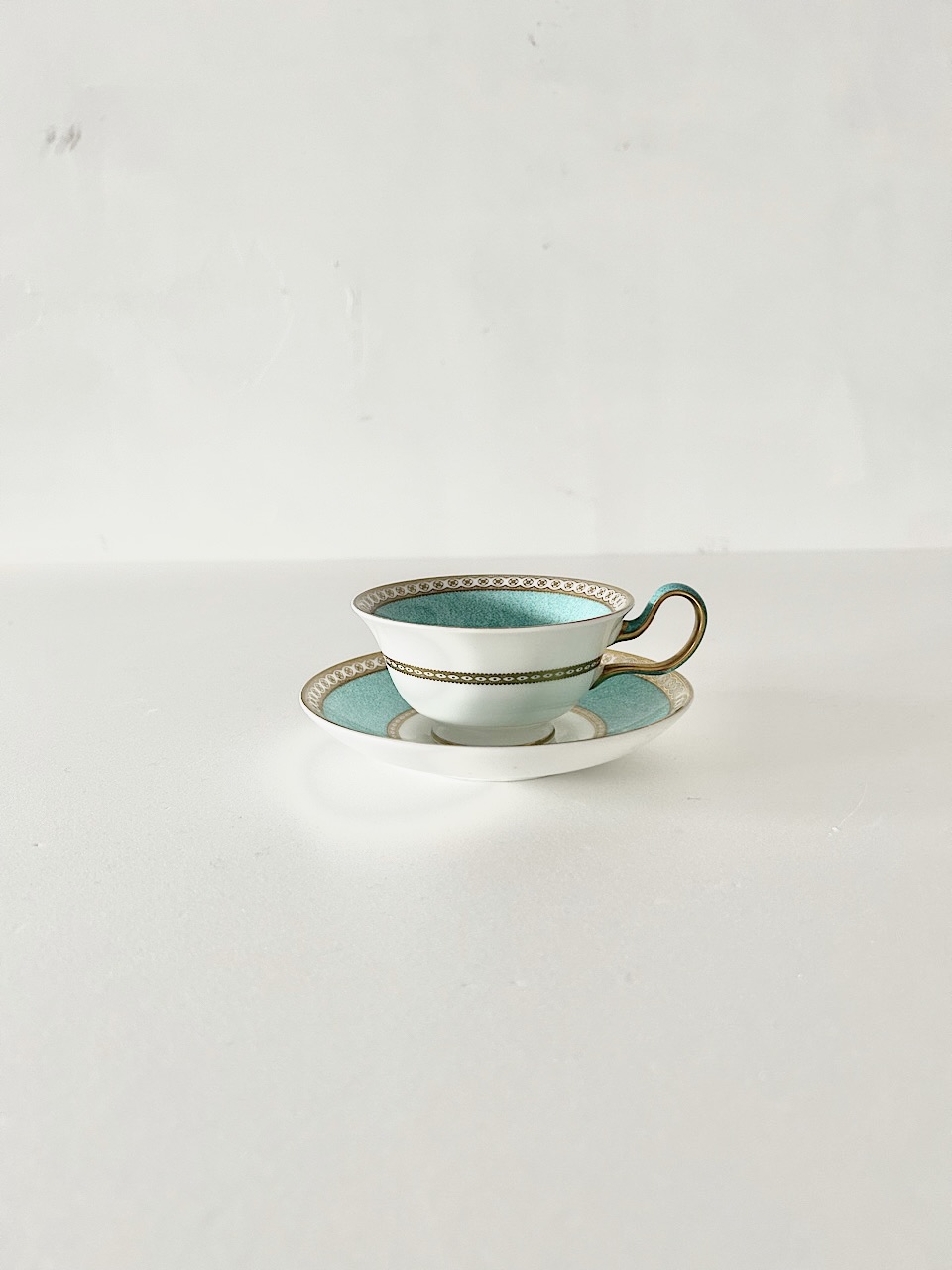 Wedgwood　ユーランダー　パウダーターコイズ　カップ＆ソーサー　3