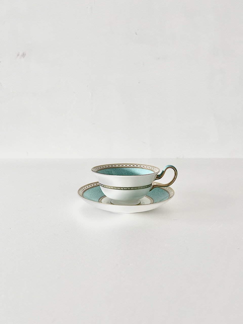 Wedgwood　ユーランダー　パウダーターコイズ　カップ＆ソーサー　4