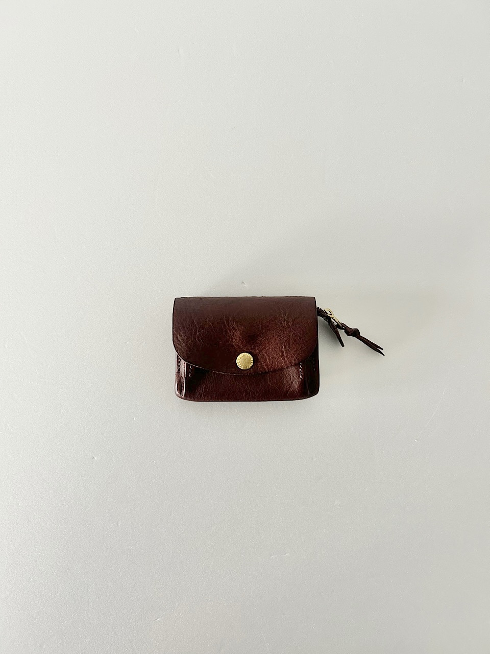 CINQ  ミニ財布　ダークブラウン　小銭入れ 革財布