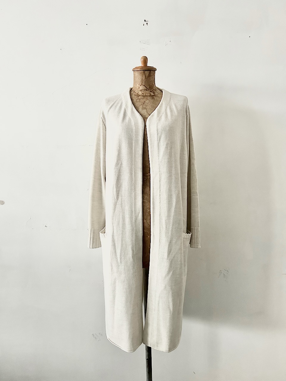 【美品】LISETTE　リーヴィア　ロングカーディガン　エクリュ