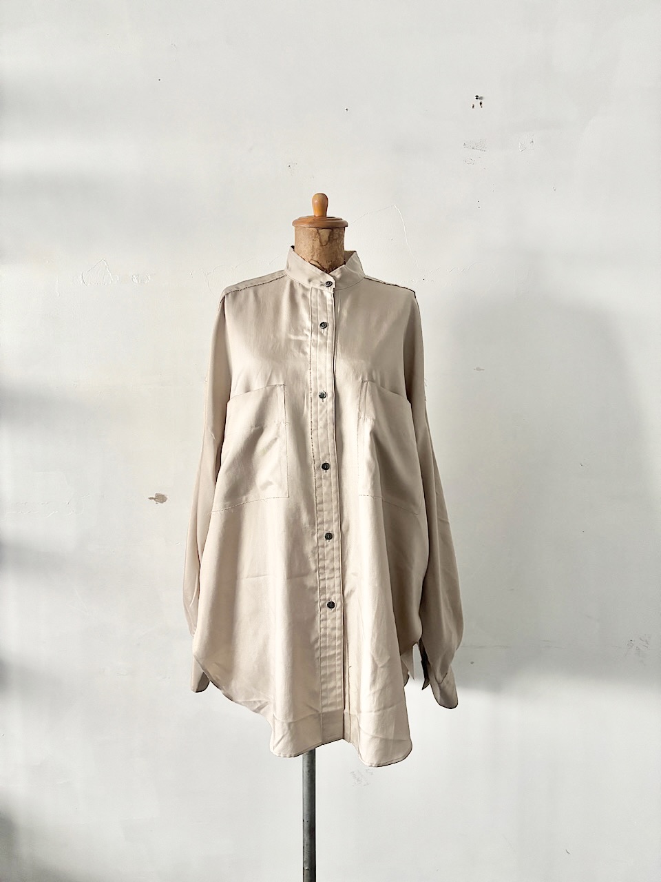 CITY SHOP　ベージュ　ポリエステル　ビッグシャツ　ベイクルーズ　　
