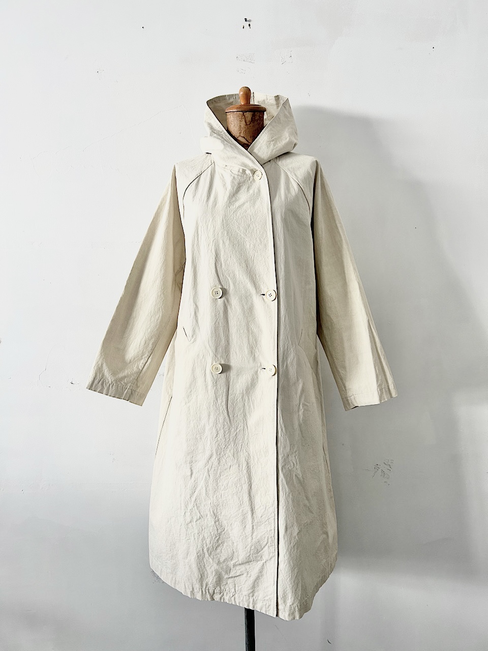 【美品】CLASKA　 HAU コットン フーデッド キャンバスコート　サイズF