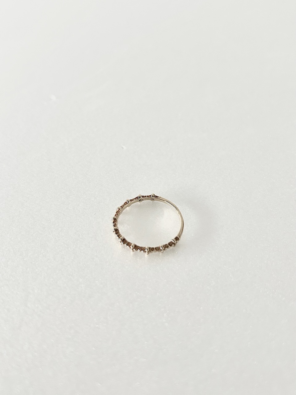 【美品】miroir　k10リング　ピンキーリング　11号