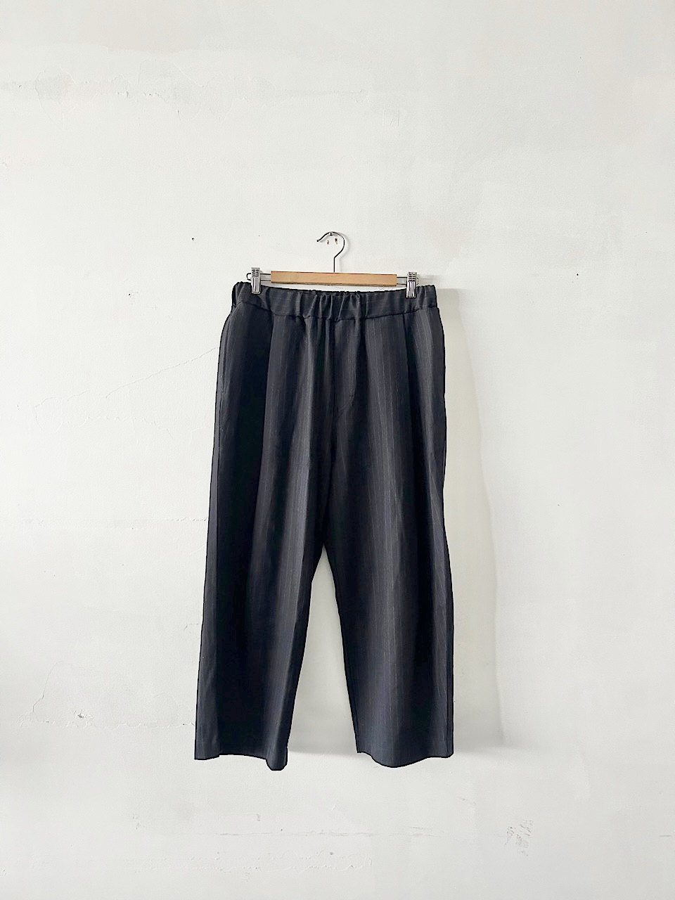 【美品】FABRIQUÉ en planète terre　ウール　ストライプ　サイズ40  