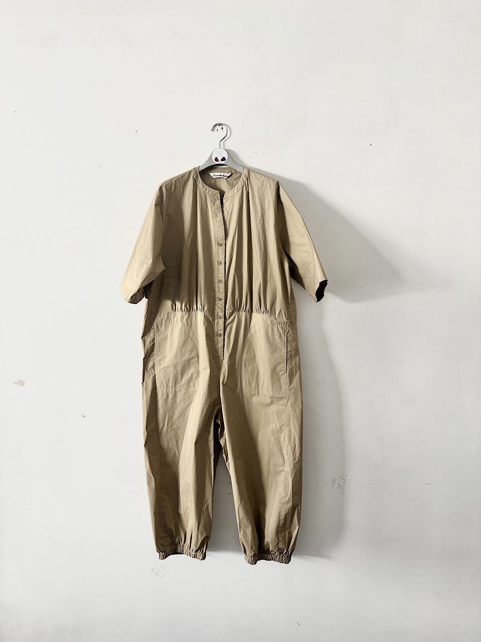 【美品】Porter des boutons　オールインワン　コットン　ベージュ