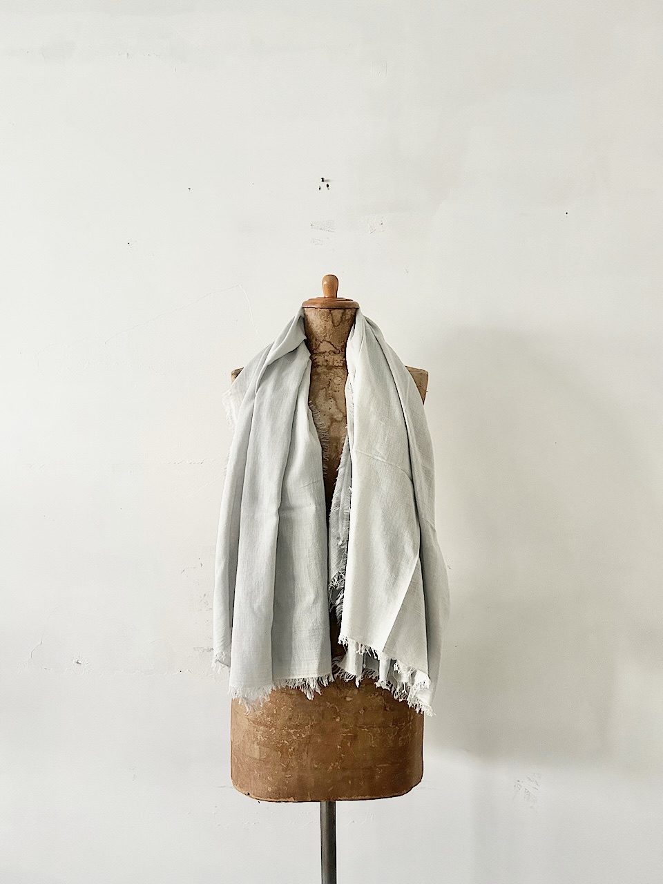 【美品】hinthint　ネパール製　大判ストール　コットン