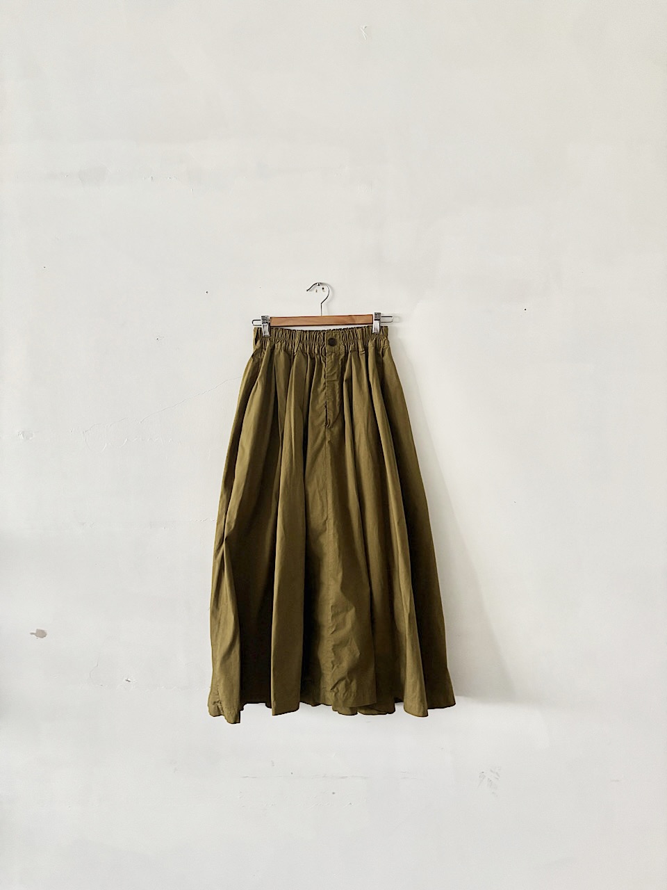 【美品】HARVESTY  カルメンスカート　MOSS　サイズ1　