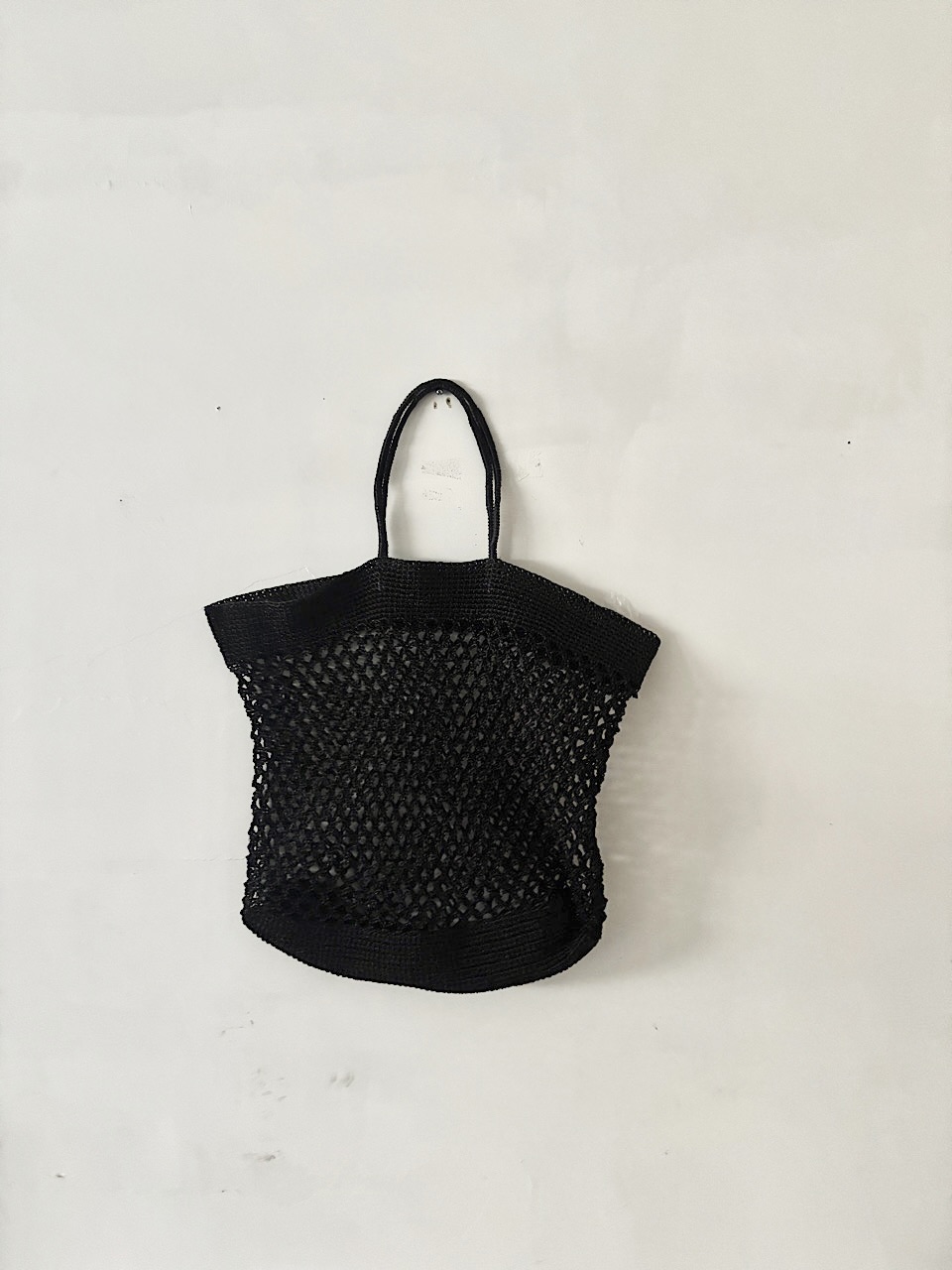 【美品】BAGMATI　メタリックメッシュトートバッグ　