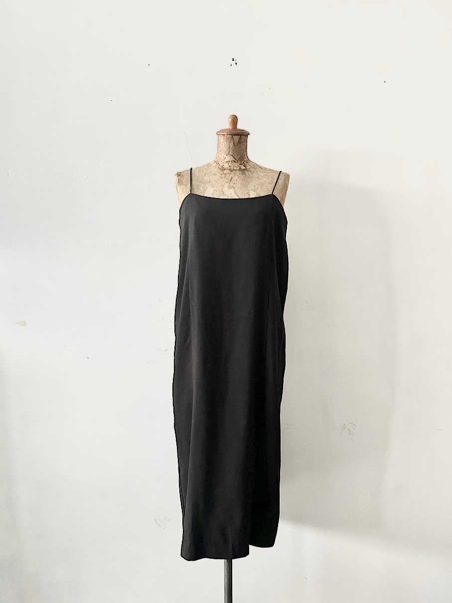 IENA SLOBE タフタギャザーキャミワンピース