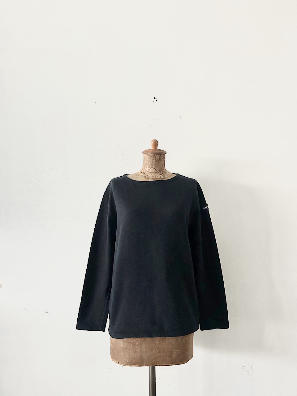 Sall 　バスクシャツ 長袖 カットソー ボートネック M 