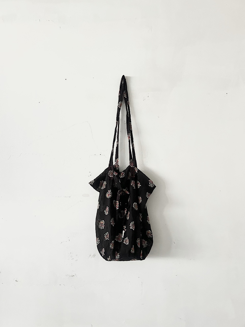 【美品】SOULEIADO　ブロックプリント　2way bag