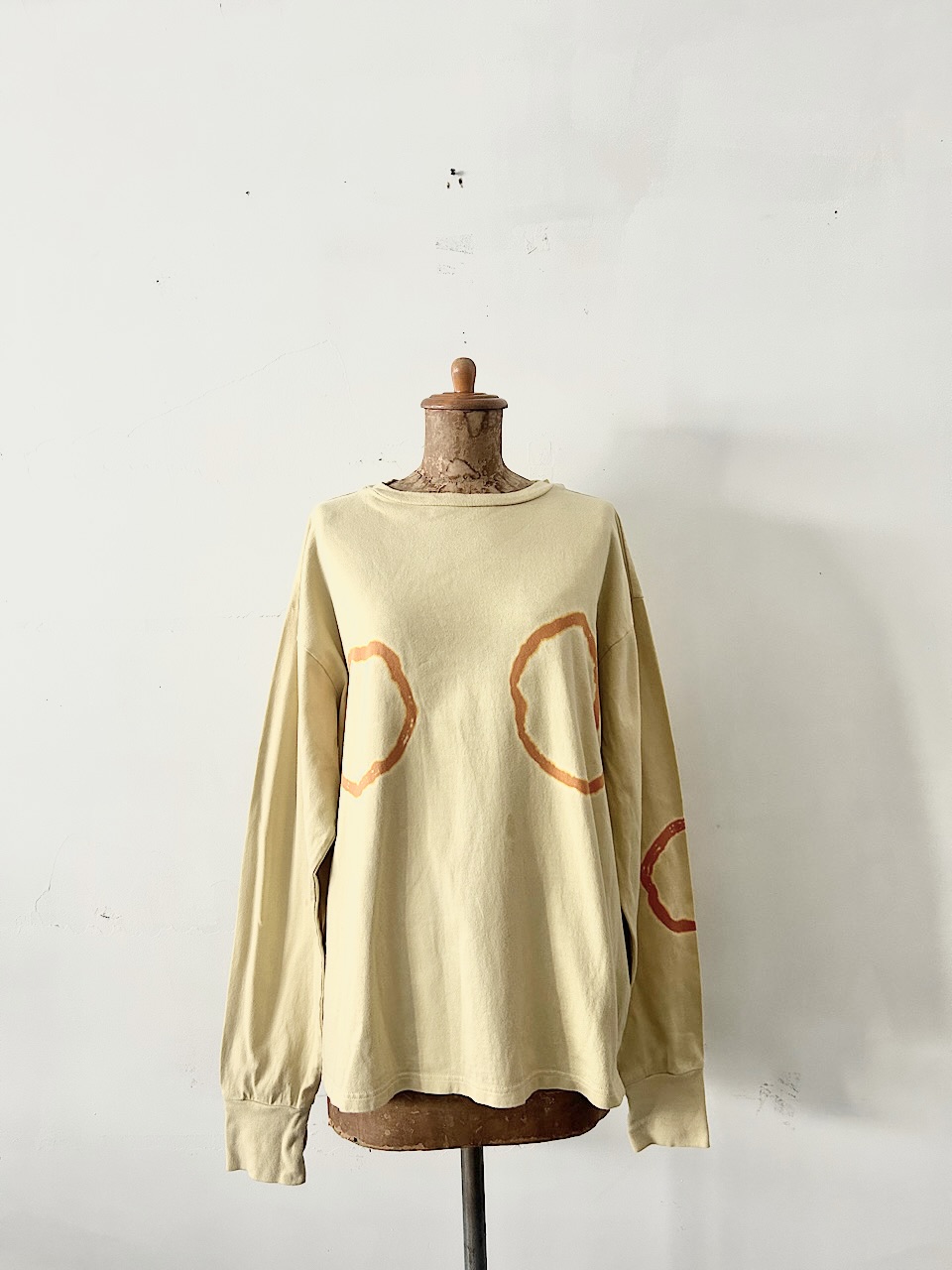 6  ROKU　COTTON DYED LONG SLEEVE T
