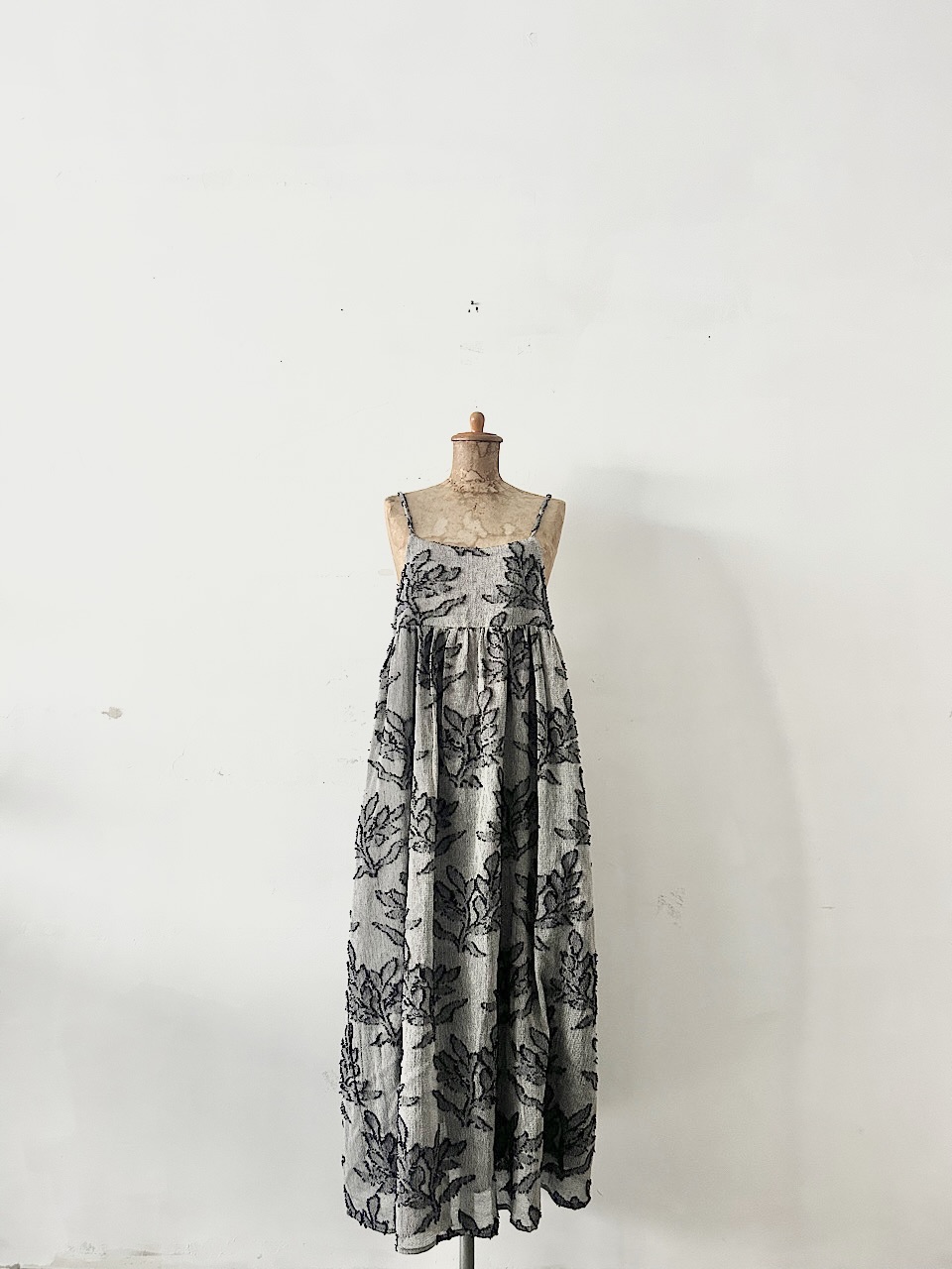 【美品】URBAN RESEARCH 　メッシュジャガードキャミワンピース