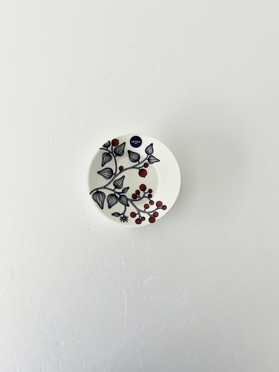 【美品】ARABIA　Runo　小皿　フロストベリー
