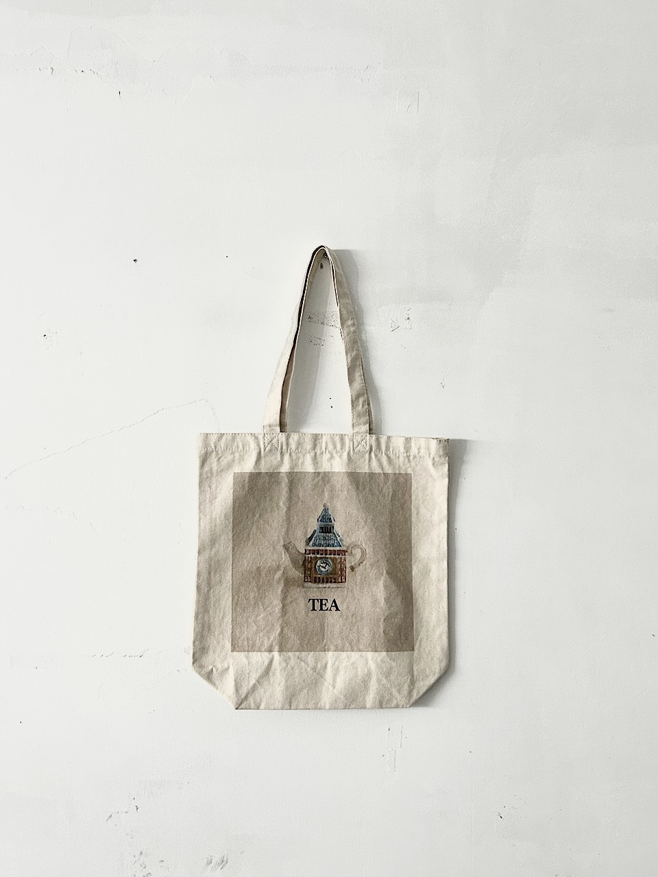 【美品】pot and tea　デジタルプリント柄　バッグ　トート