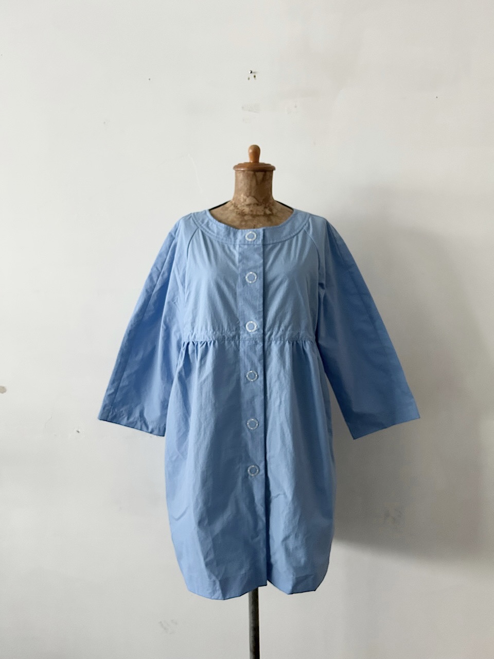 【美品】si-si-si　レインコート　ライトブルー　
