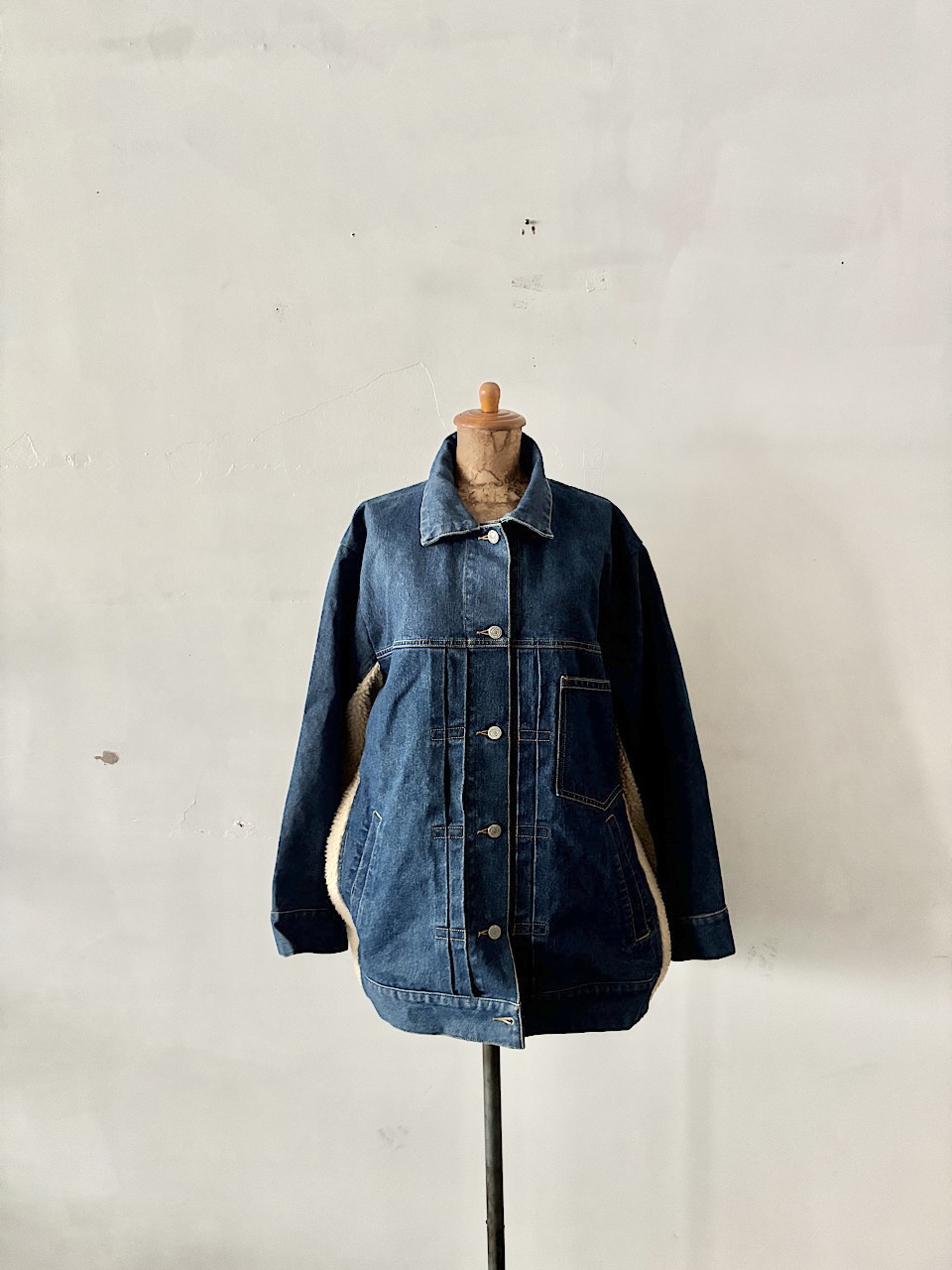 BLANC basque　デニムボアジャケット　