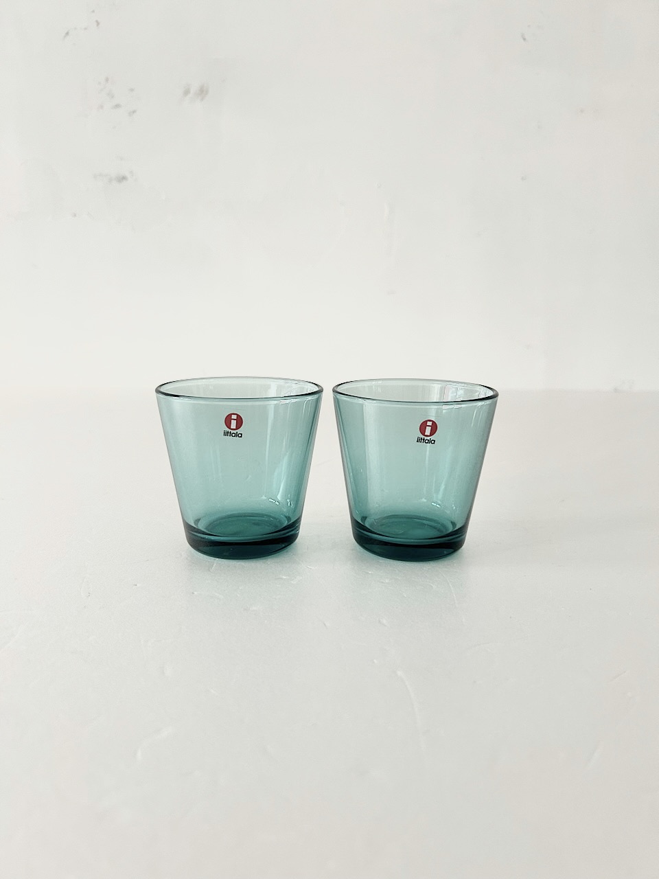 【北欧】iittala　カルティオ  sea blue　廃番色　ペアセット
