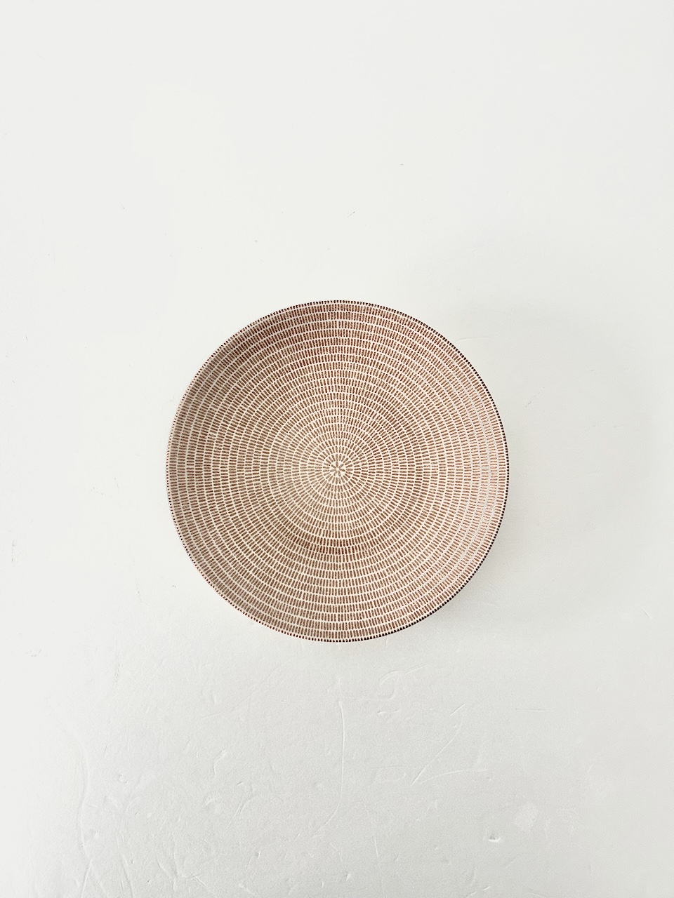 【北欧】美品　旧ロゴ　廃盤色　 ARABIA 24h Avec アベックプレート 21cm 　ブラウン