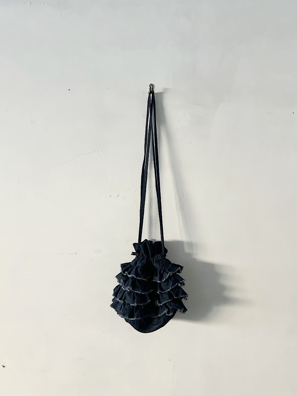 【美品】＆ yarn 　マイフェイバリットデニムフリルバッグ　滝口和代