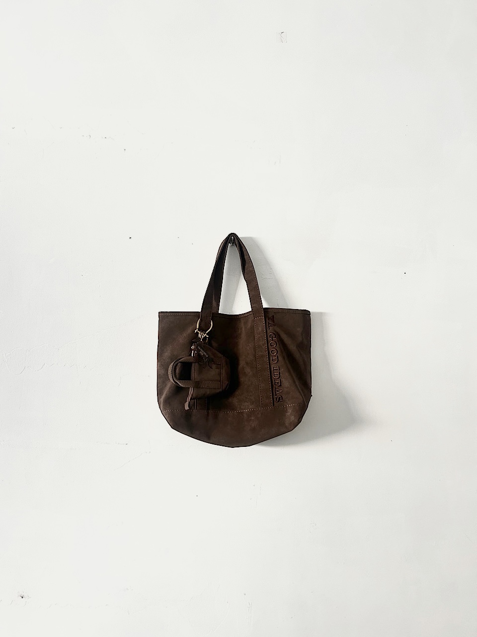 【美品】YA　GOOD IDEAS GOOD　NEWS　BIG&MINI　TOTE M バッグ