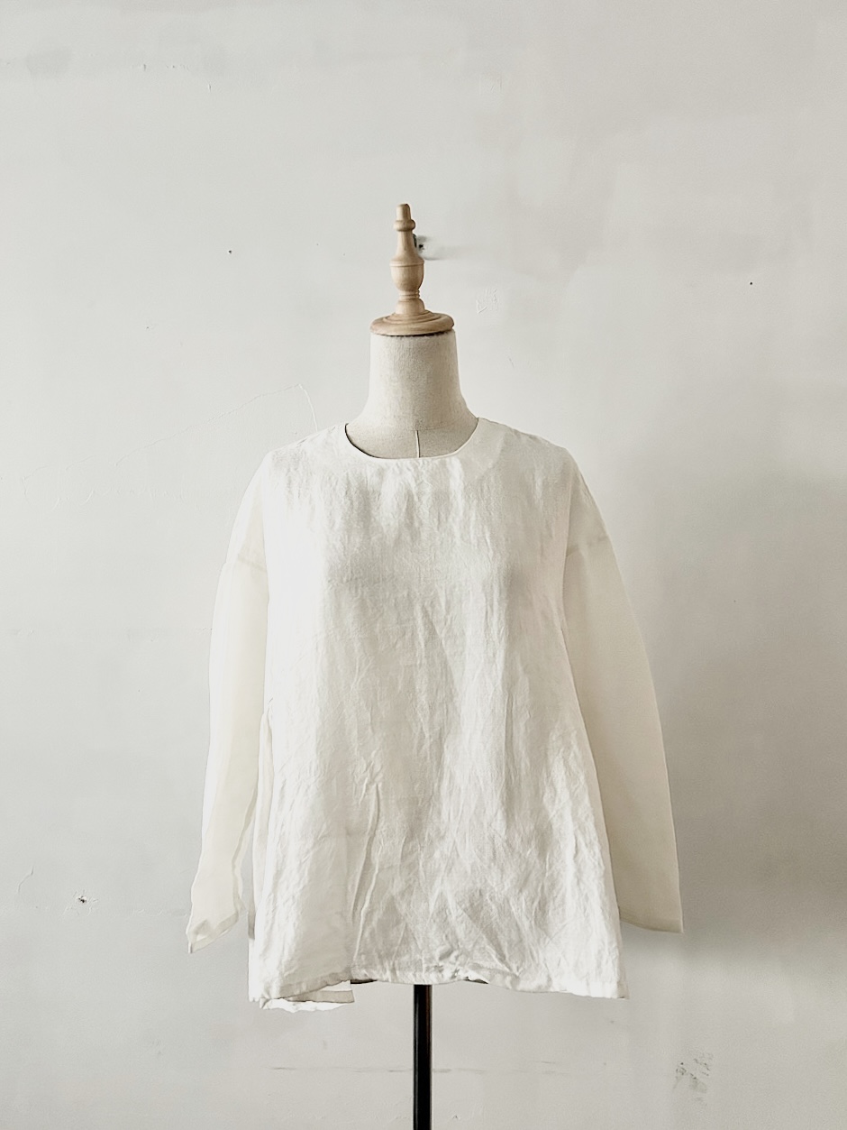 【未使用】Gauze# リネン プルオーバー