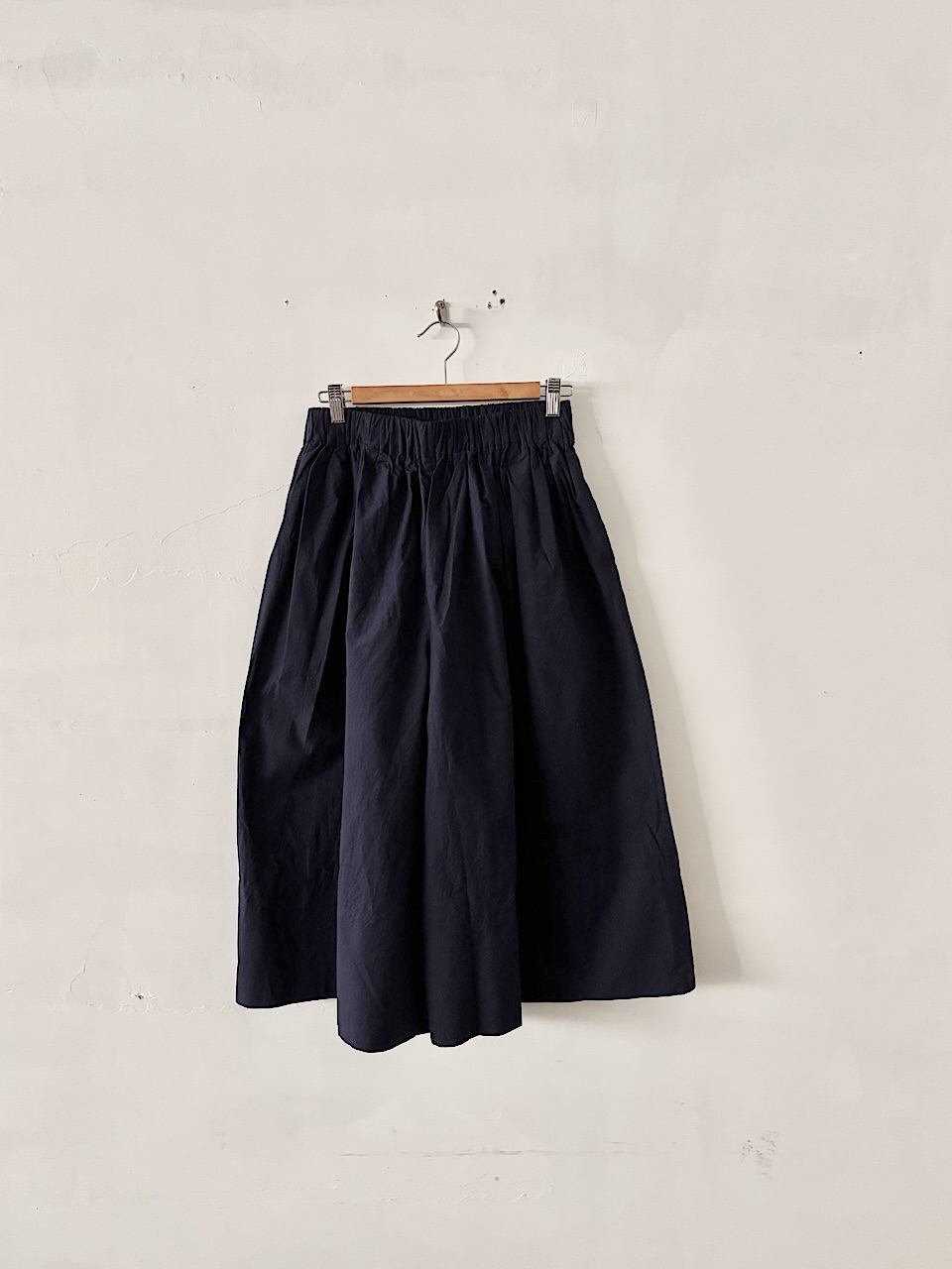【未使用】gasa*grueコットンギャザー ワイドパンツ　キュロット
