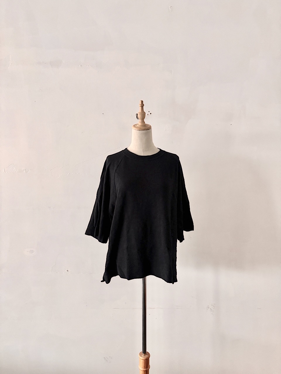 【美品】harmonie  裏毛 ラグランスリーブ ワイドプルオーバー