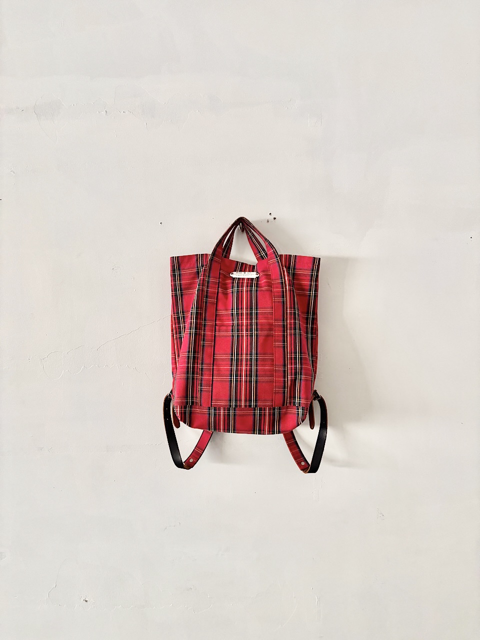 【美品】オールドマンズテーラー　TARTAN CHECK DAY BAG  