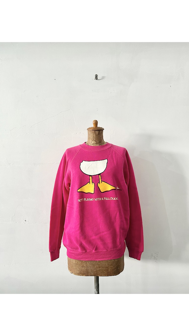 【アメリカ製】Hanes　80s　ヴィンテージ　スウェット　JOHN BARON　