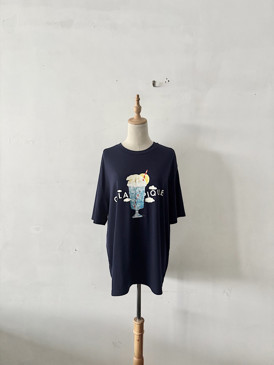 美品 ジェラートピケ メンズ パフェプリント 半袖Tシャツ ルームウェア L
