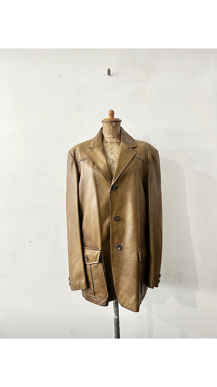 【美品】HEITORN　シープスキン　レザージャケット　スペイン製　