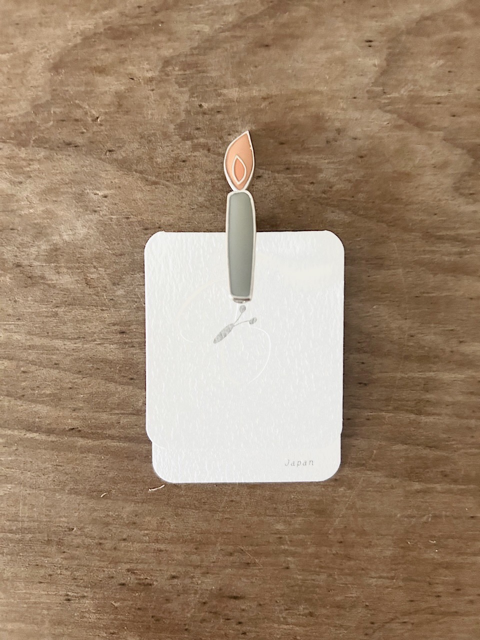【未使用】mina perhonen　candle　ブローチ　2